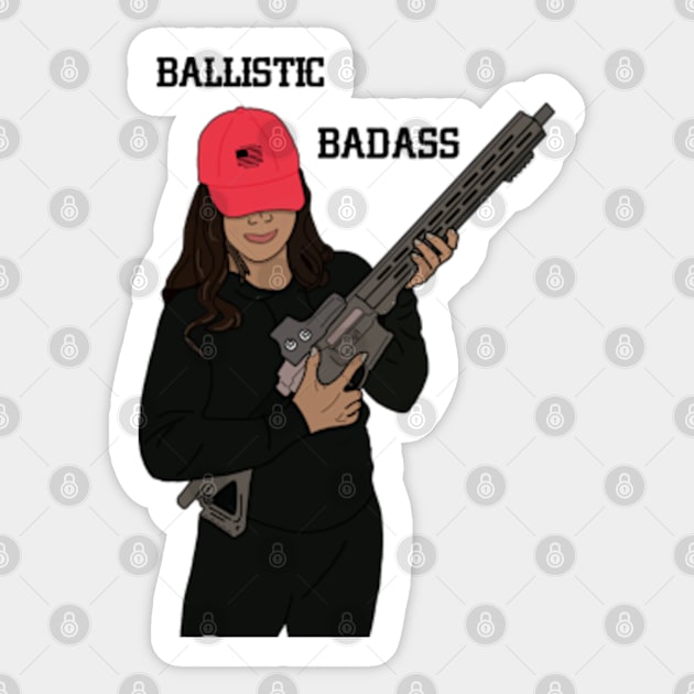 Ballistic Sticker by Tattered Textiles